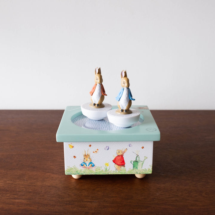 Dancing Peter Rabbit Music Box- Beatrix Potter