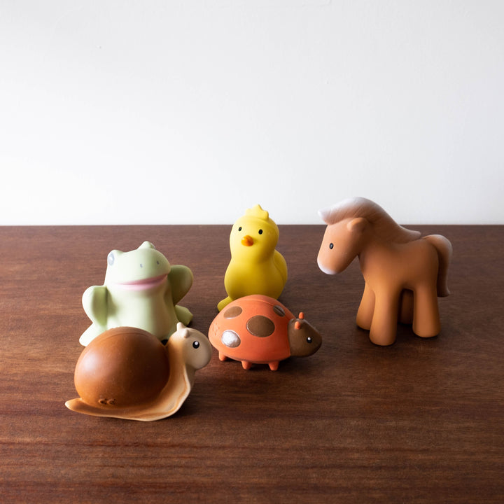 NEW Natural Organic Rubber Bath Toy- Different Animals Available!