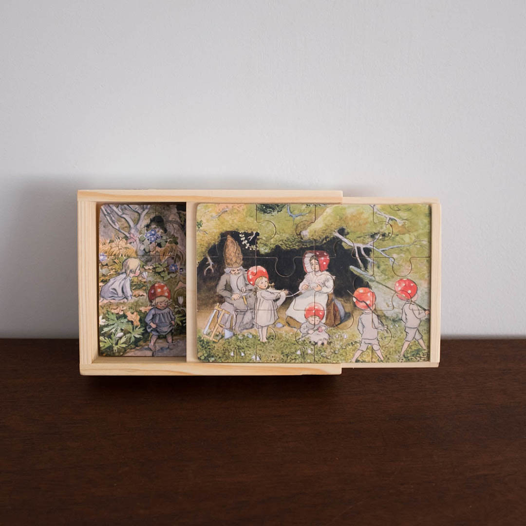 Elsa Beskow "Children of the Forest" Tray Puzzle