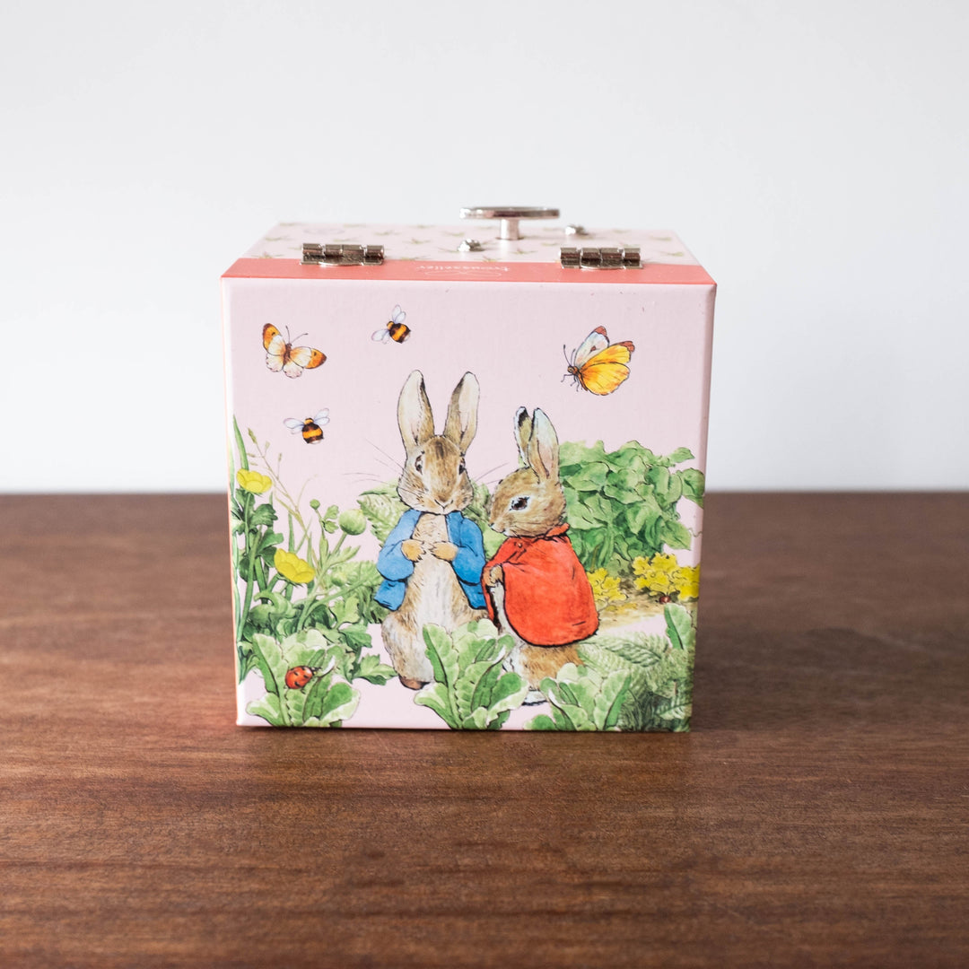 Jewelry Music Box- Peter Rabbit© Cube Carrot - Beatrix Potter Red