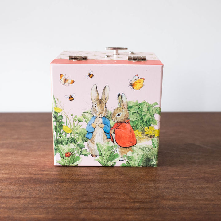 Jewelry Music Box- Peter Rabbit© Cube Carrot - Beatrix Potter Red