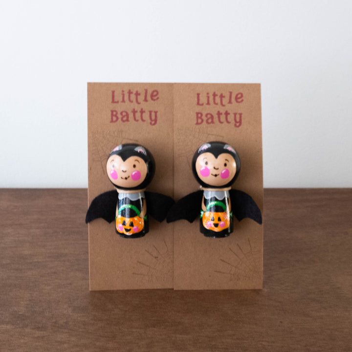 Wooden Big Batty Pocket Doll