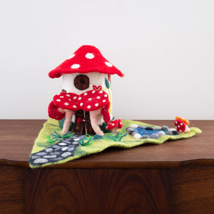 NEW Magical Felt Playhouse- Mushroom