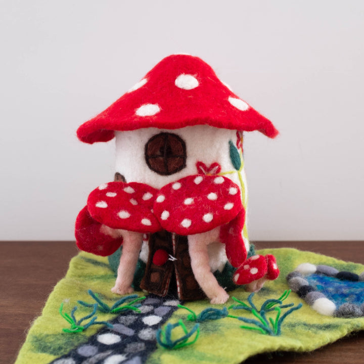 NEW Magical Felt Playhouse- Mushroom