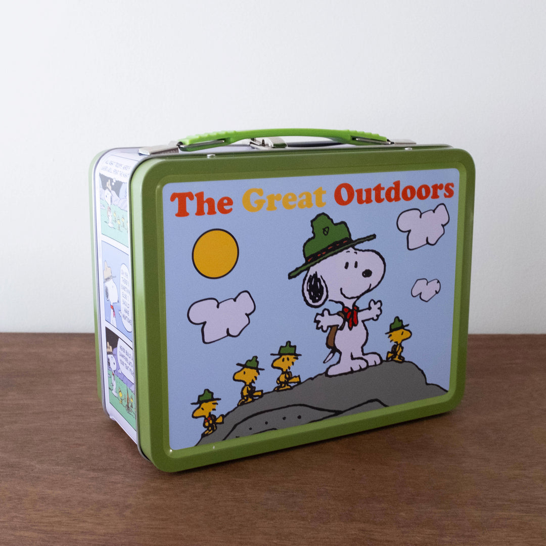 Tin Keepsake Case Box: Peanuts Camp Snoopy