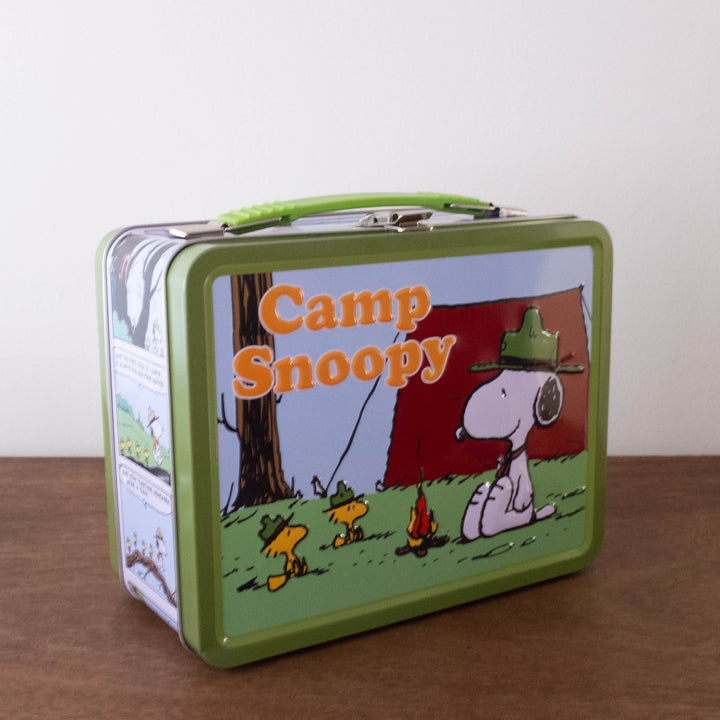 Tin Keepsake Case Box: Peanuts Camp Snoopy