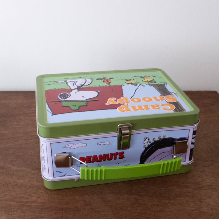 Tin Keepsake Case Box: Peanuts Camp Snoopy