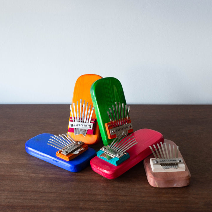 NEW Pine Thumb Piano Toy- Available in 5 Colors!