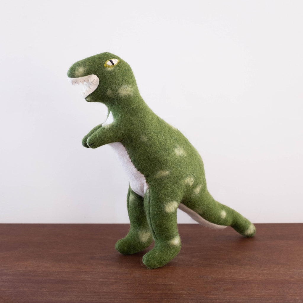 NEW Wool Felt Toy: Large Magical Dinosaur
