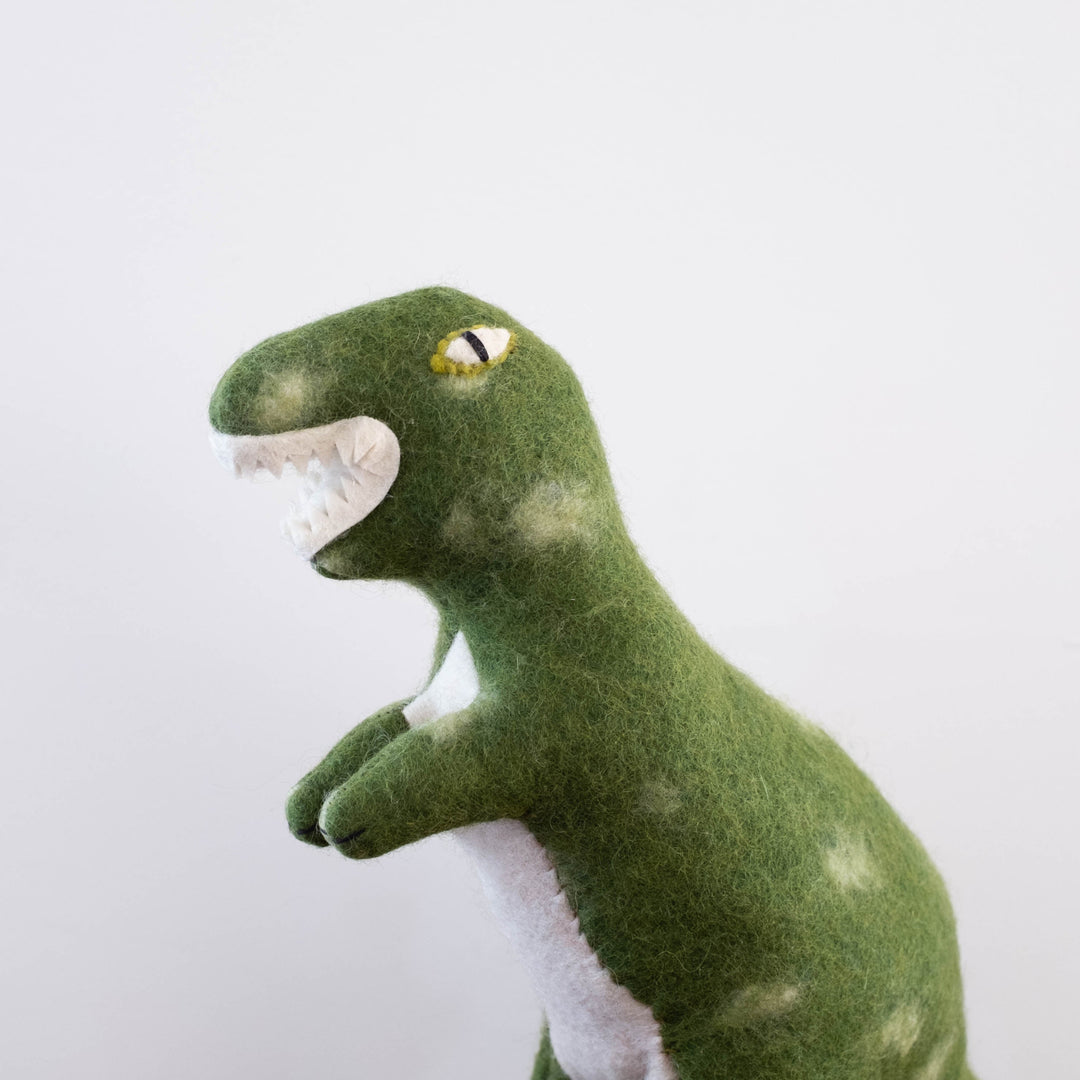 NEW Wool Felt Toy: Large Magical Dinosaur