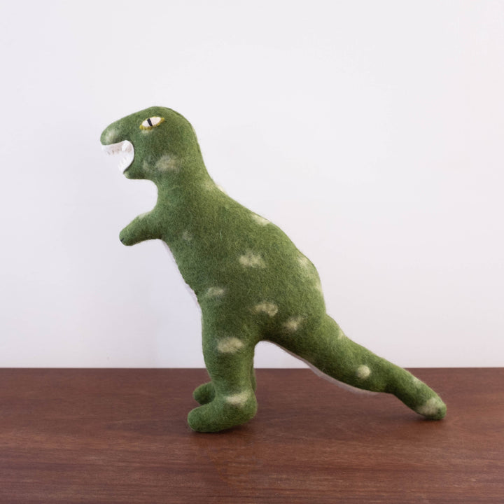 NEW Wool Felt Toy: Large Magical Dinosaur