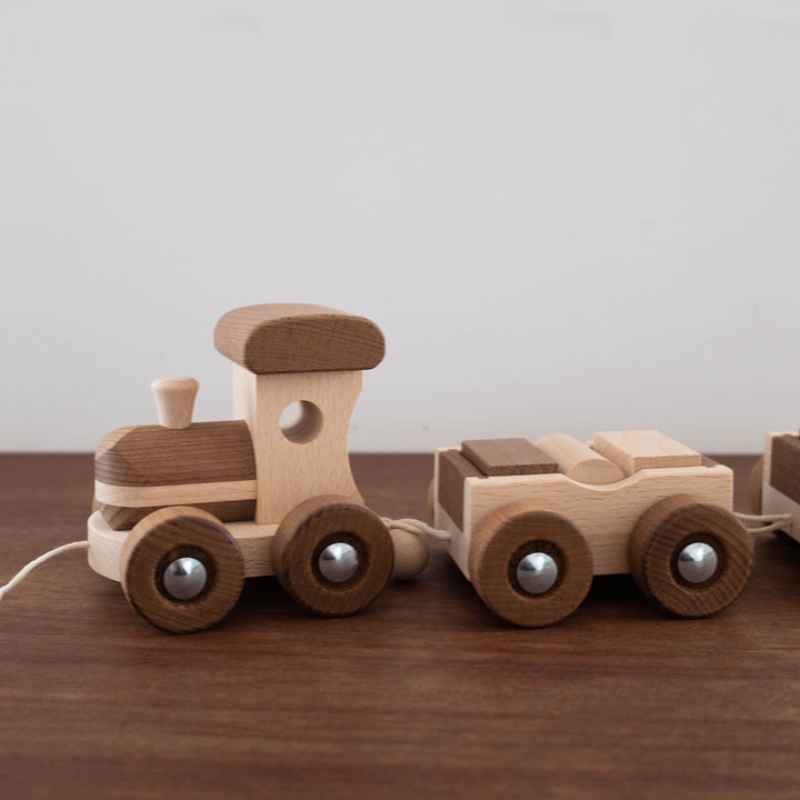 NEW Heirloom Wooden Train - 3 pc. Set