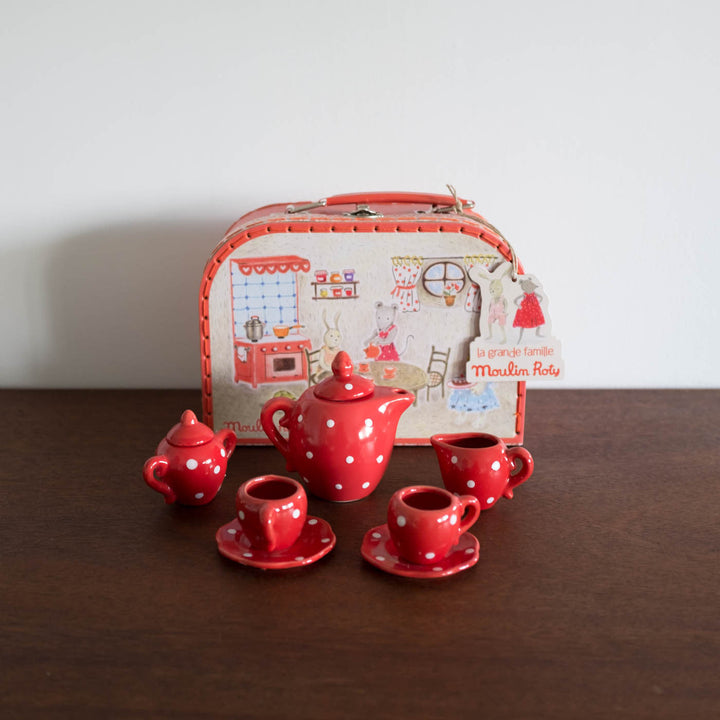 Suitcase - Tea Party Ceramic Set The Big Family