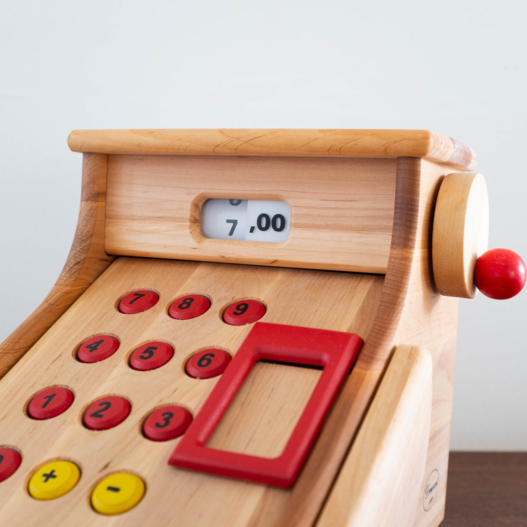 Wooden Heirloom Cash Register