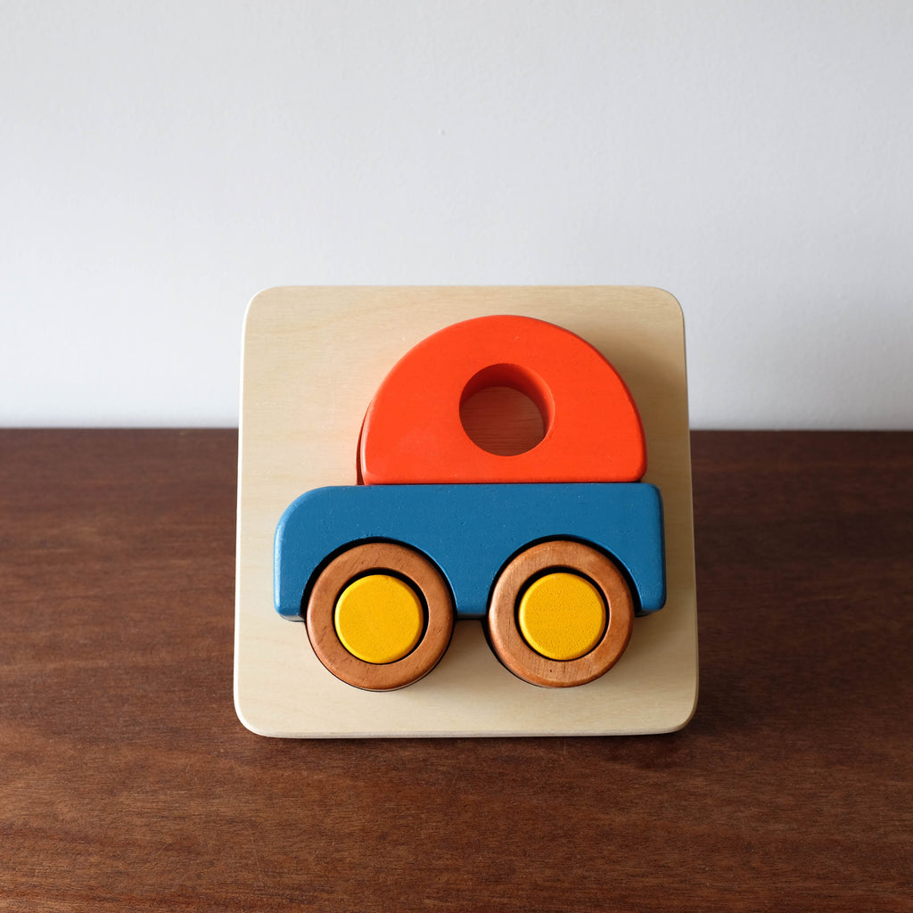 NEW Wooden French 3D Puzzle Tray- Car