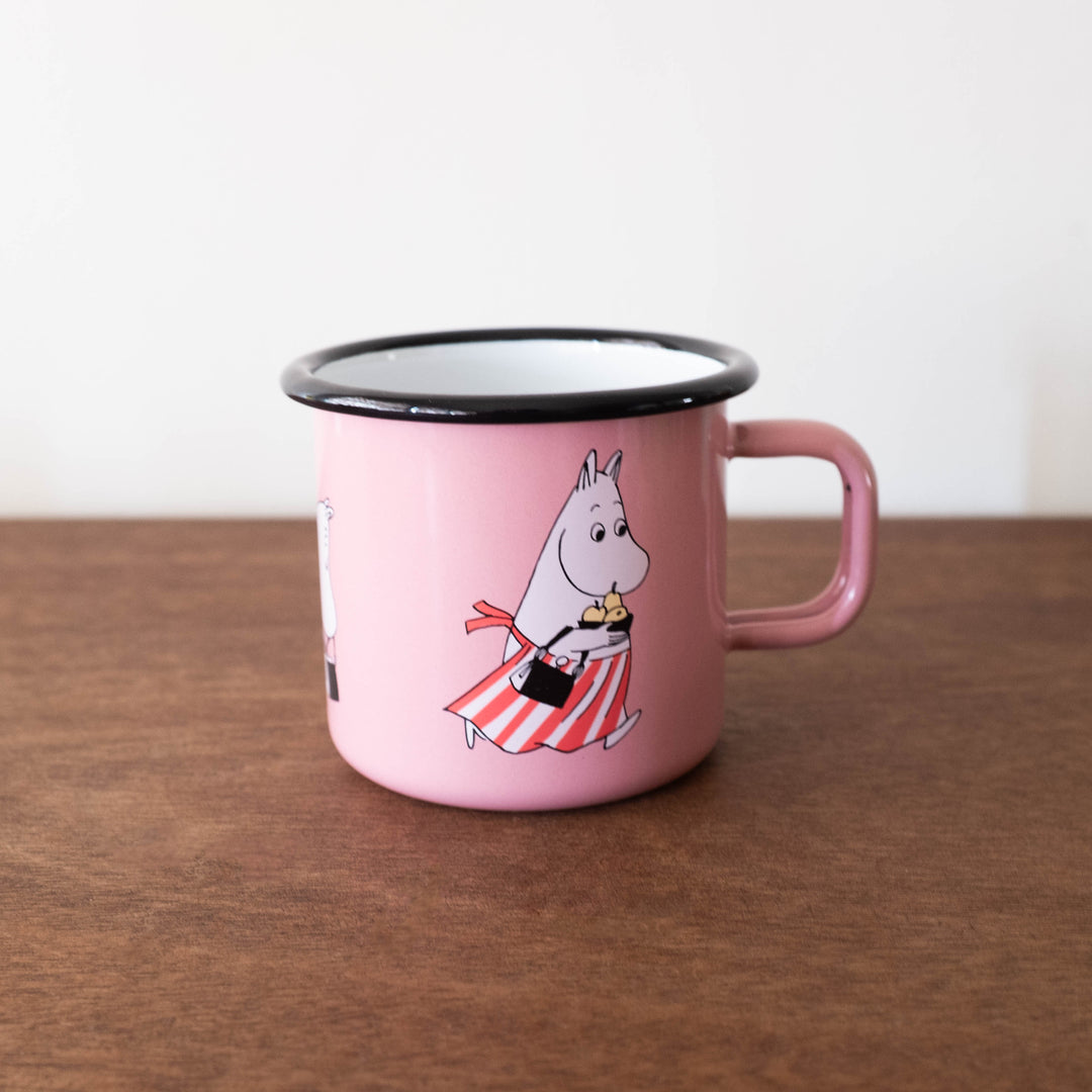 NEW Enamel Character Mugs- Moomin Pink