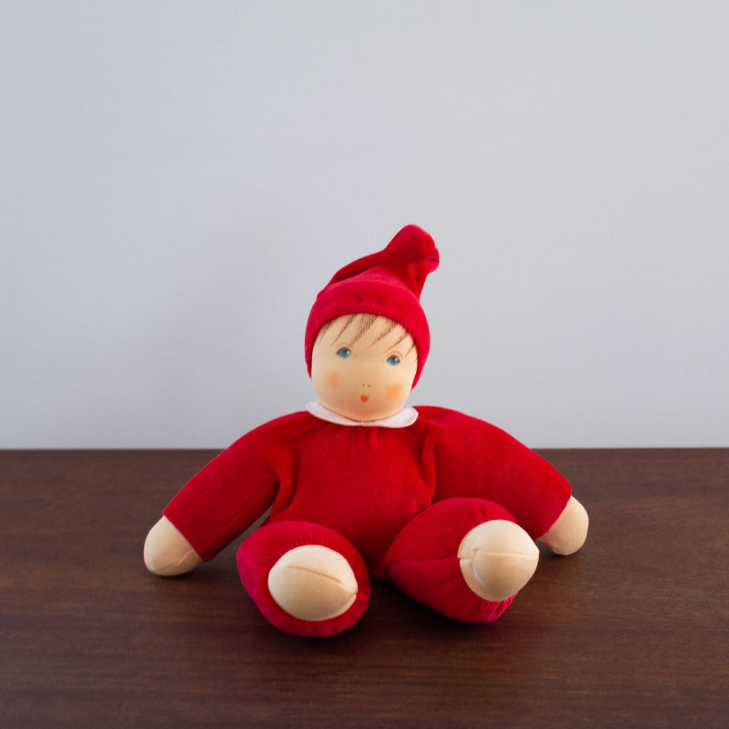 NEW Nanchen Baby Doll-Velvet Burgundy Red