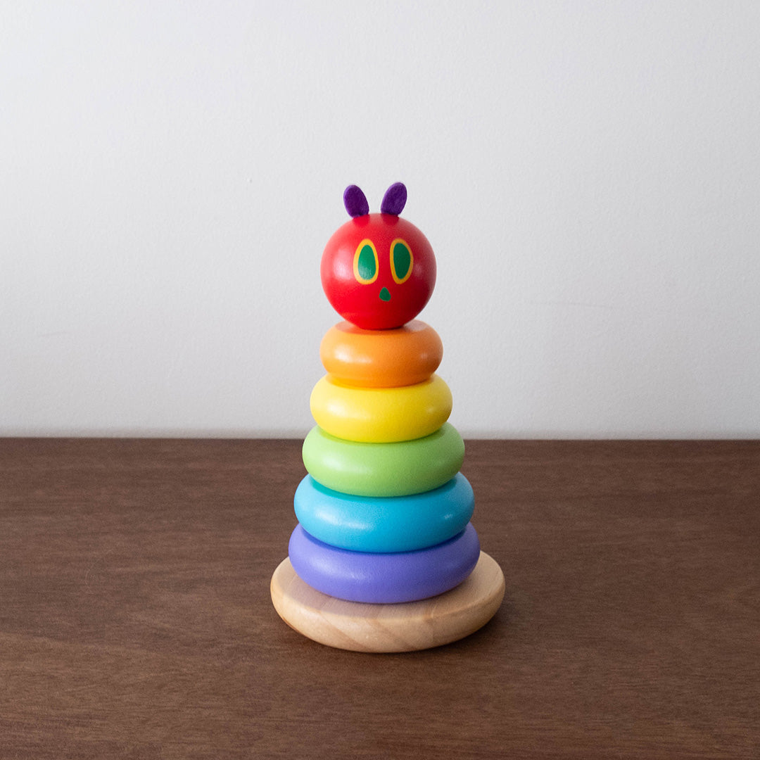 Eric Carle Very Hungry Caterpillar: Wooden Rainbow Stacker