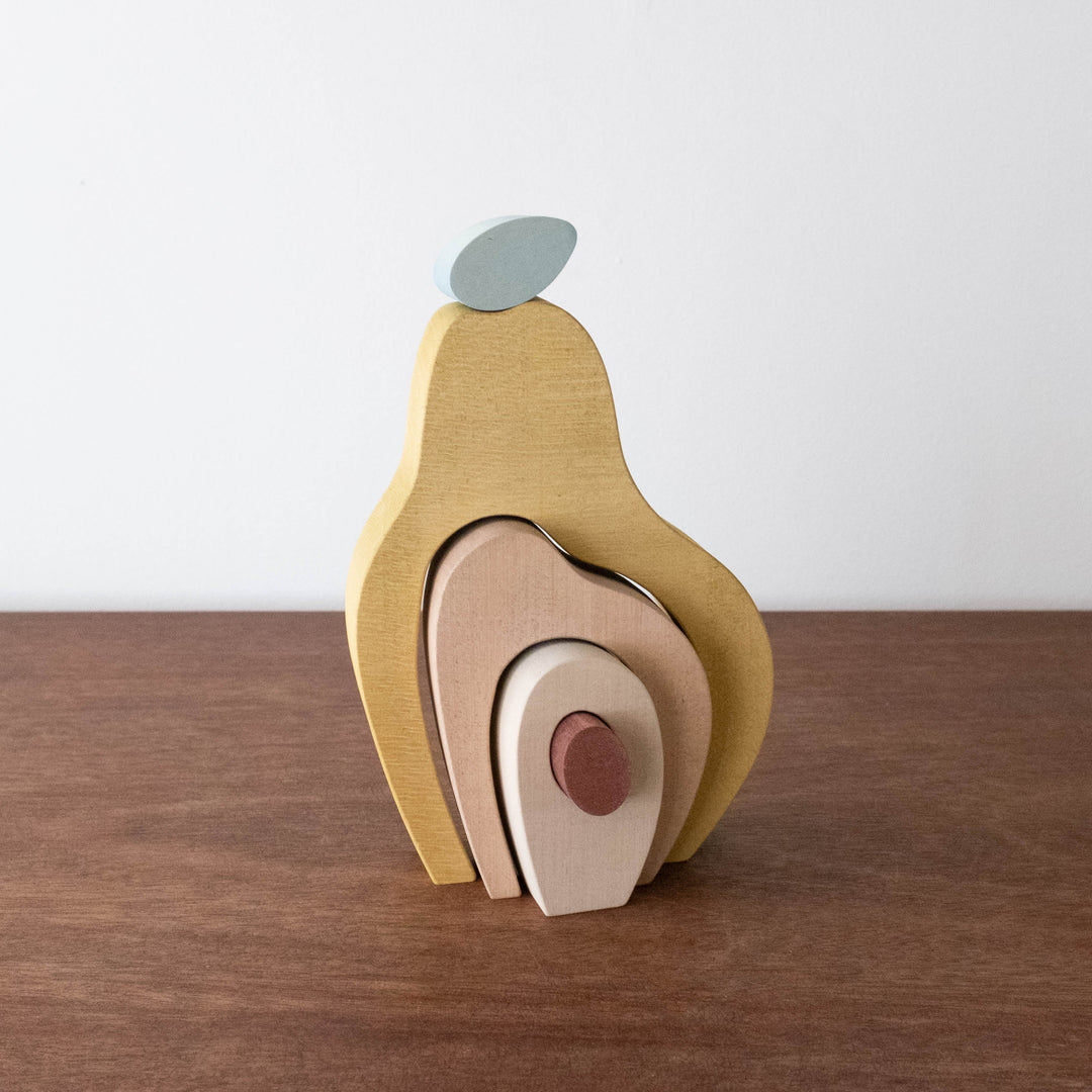 NEW Eco Friendly Wooden Fruit Stacker- Pear