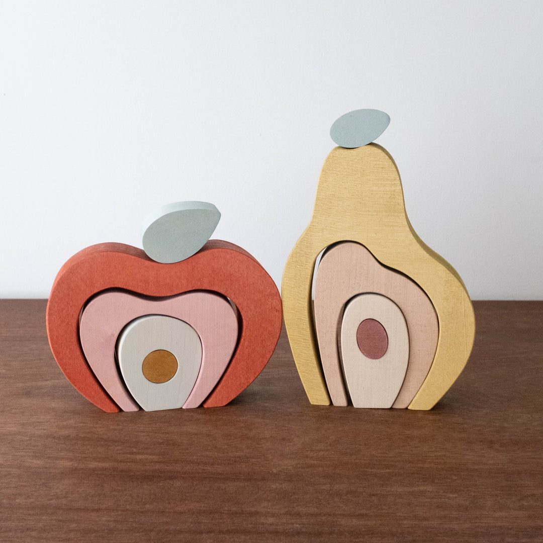 NEW Eco Friendly Wooden Fruit Stacker- Pear