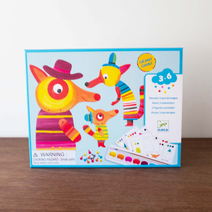 Fox Family Painting Game Kit