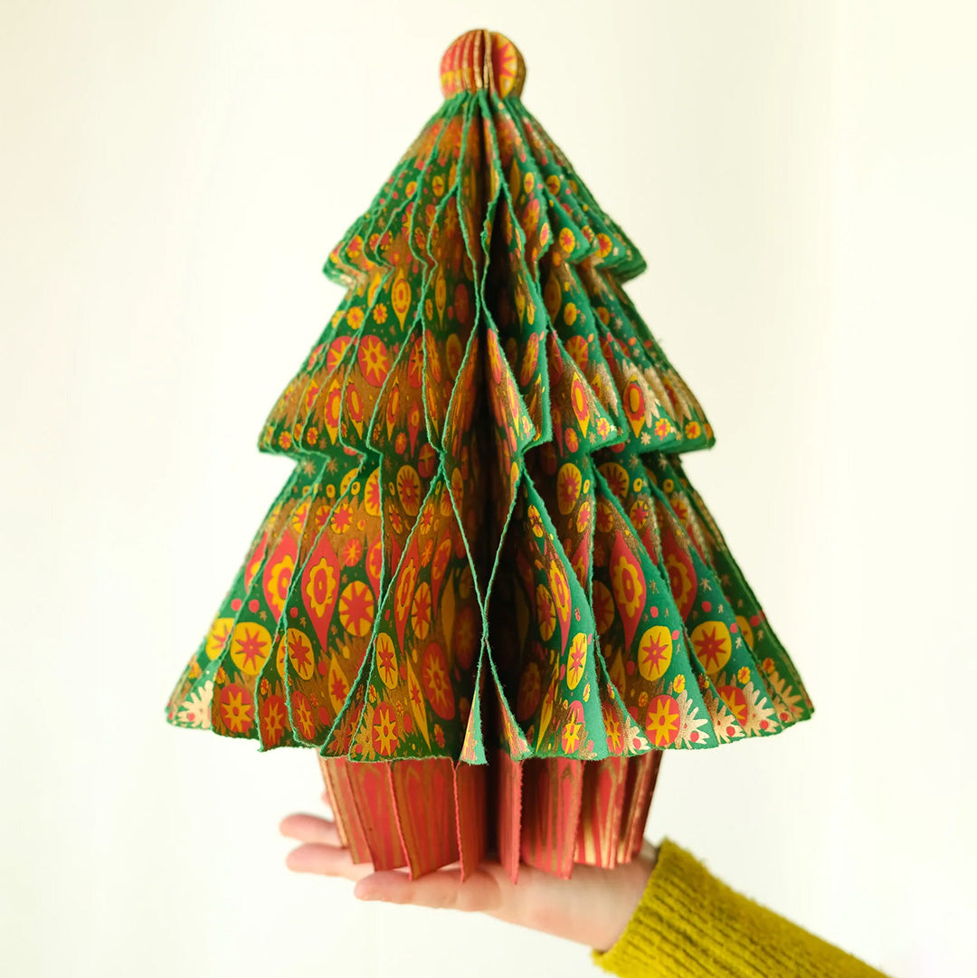 Christmas Tree Honeycomb Decoration