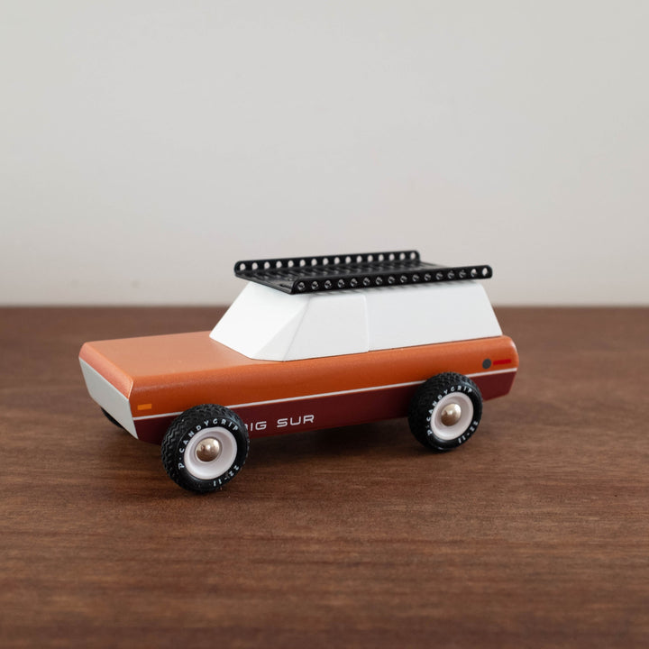 NEW Big Sur the Wooden Car Toy- Brown