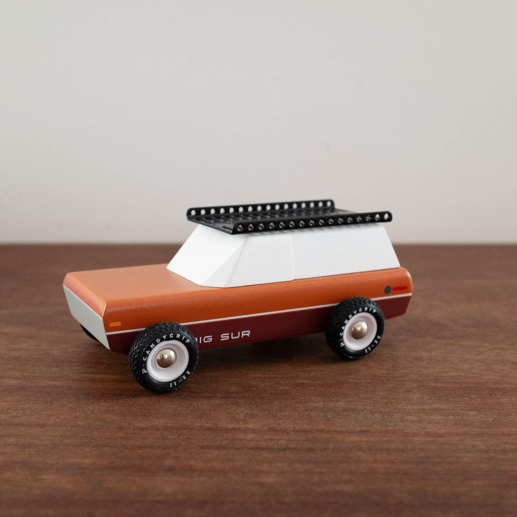 NEW Big Sur the Wooden Car Toy- Brown