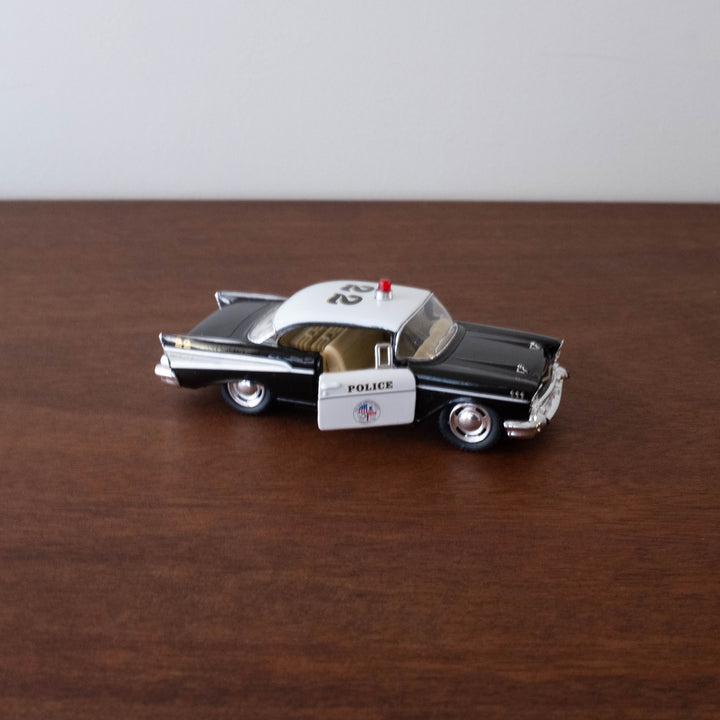 Die Cast Metal Pull Back Cars: Chevrolet Bel Air Police