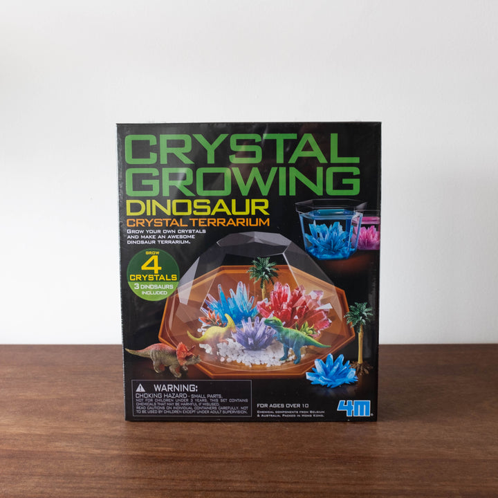 NEW 4M Crystal Growing Dinosaur Terrarium DIY STEM Science Kit