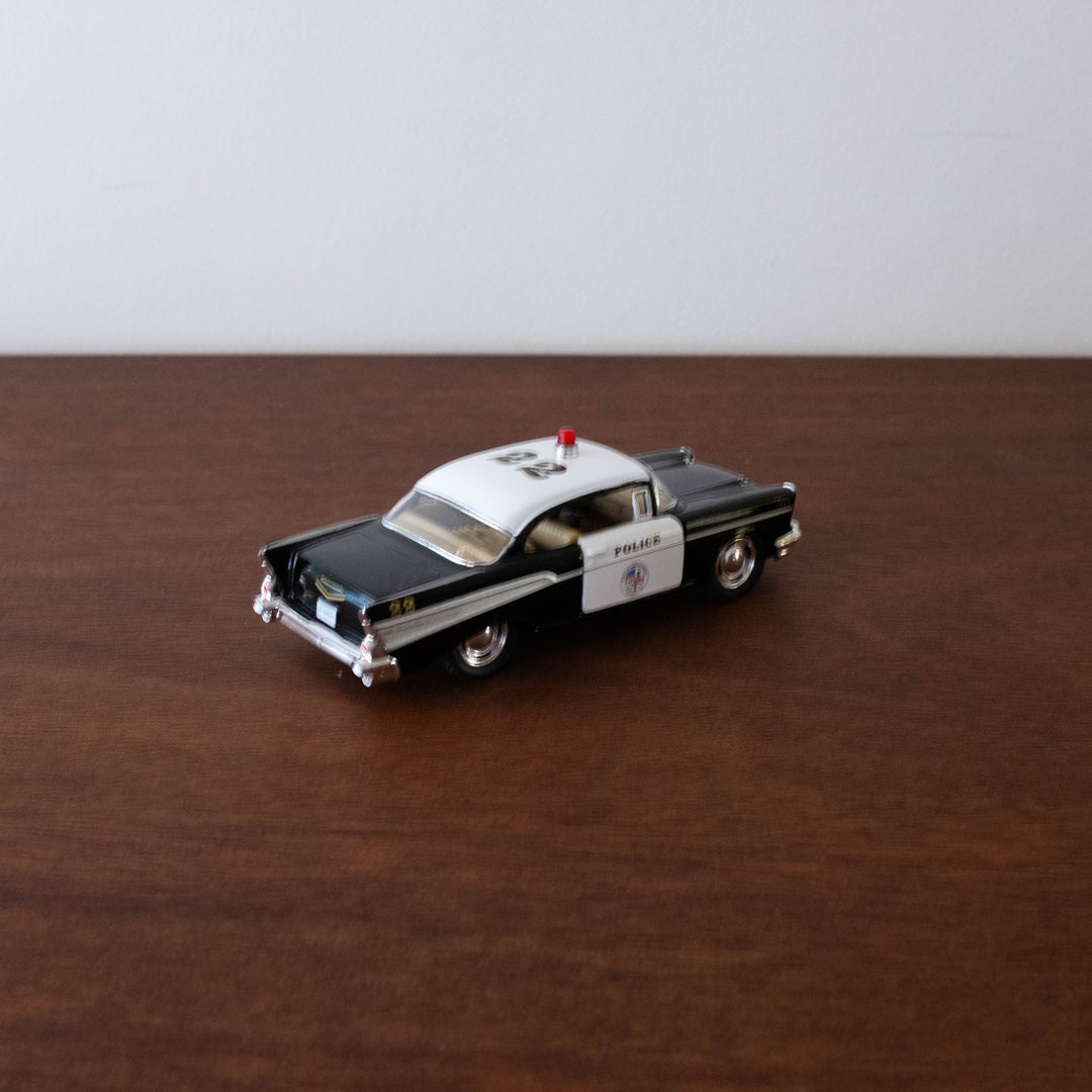 Die Cast Metal Pull Back Cars: Chevrolet Bel Air Police