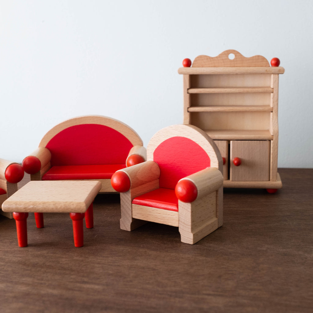NEW Wooden Montessori Doll Furniture- Living Room