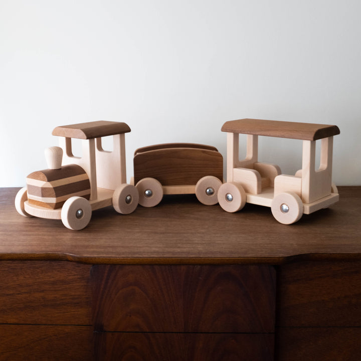 Jumbo Heirloom Wooden Train - 3 pc. Set