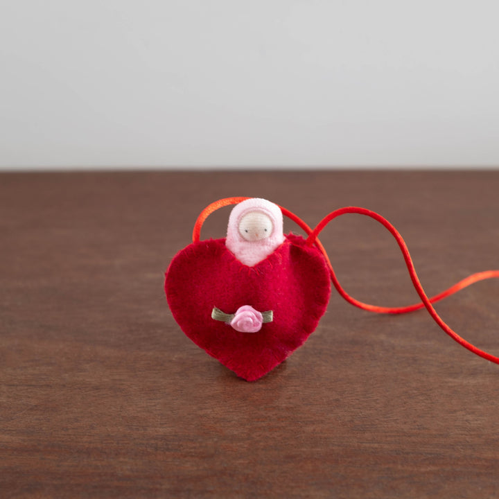 NEW Mini Doll in Heart Necklace- 2 Colors Available!