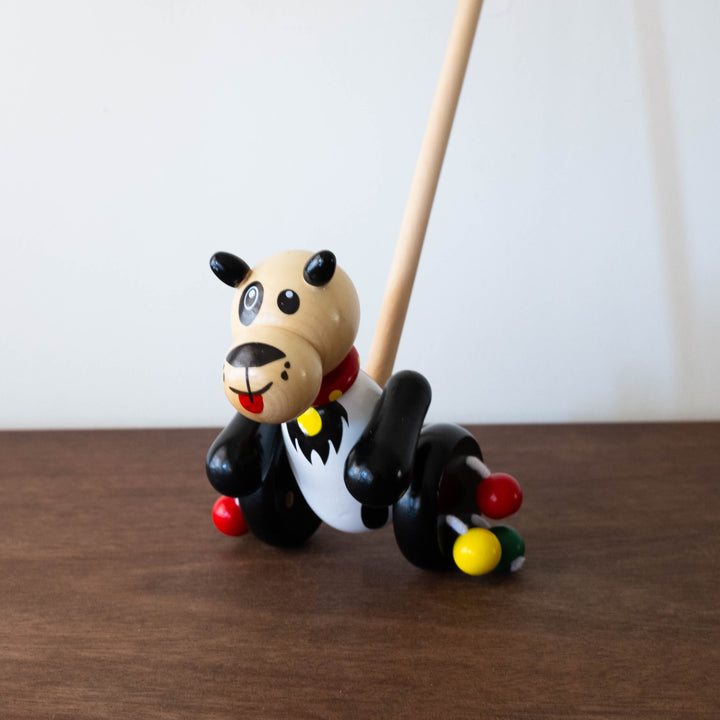 Wooden Push Animal Toy- Puppy Dog