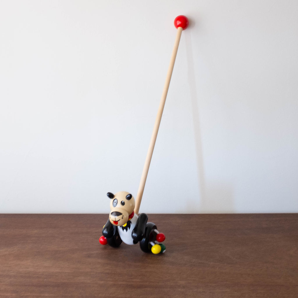 Wooden Push Animal Toy- Puppy Dog