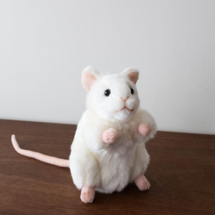 NEW White German Mouse Stuffed Animal