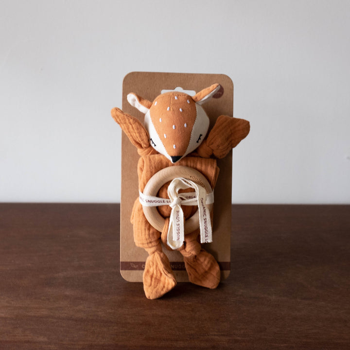 NEW Organic Snuggle Lovie Toy- Fawn