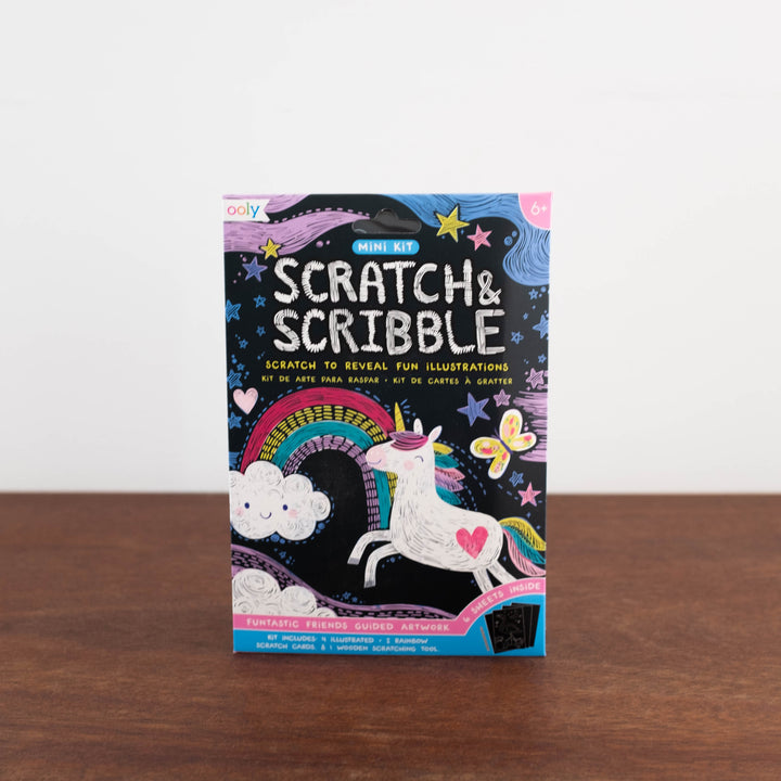Mini Scratch & Scribble Art Kit: Funtastic Friends