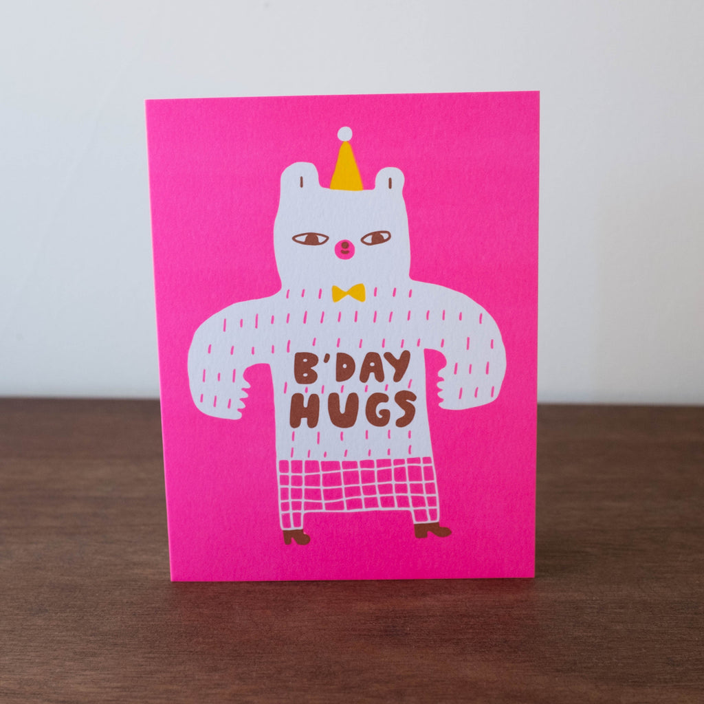 NEW Suzy Ultman Bear Hugs Birthday Greeting Card