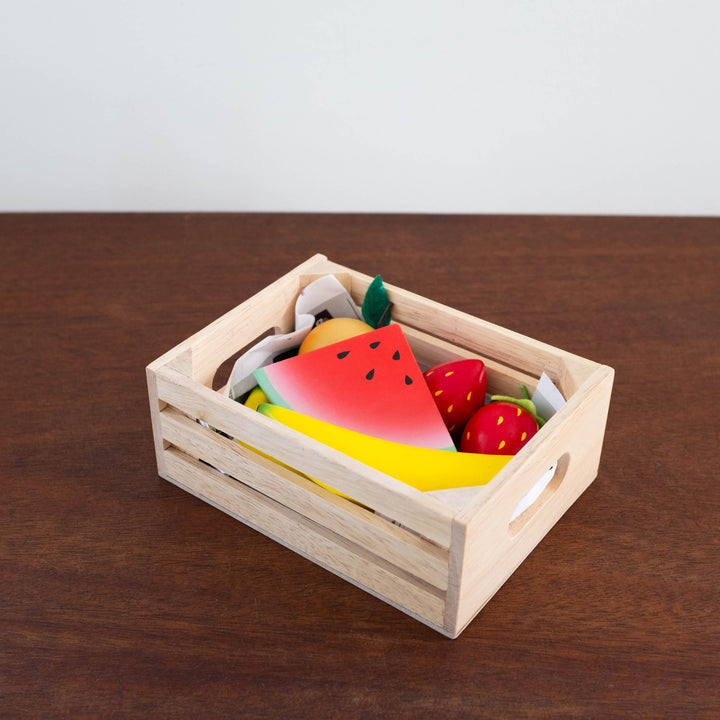 Wooden Fruits Market Crate Set