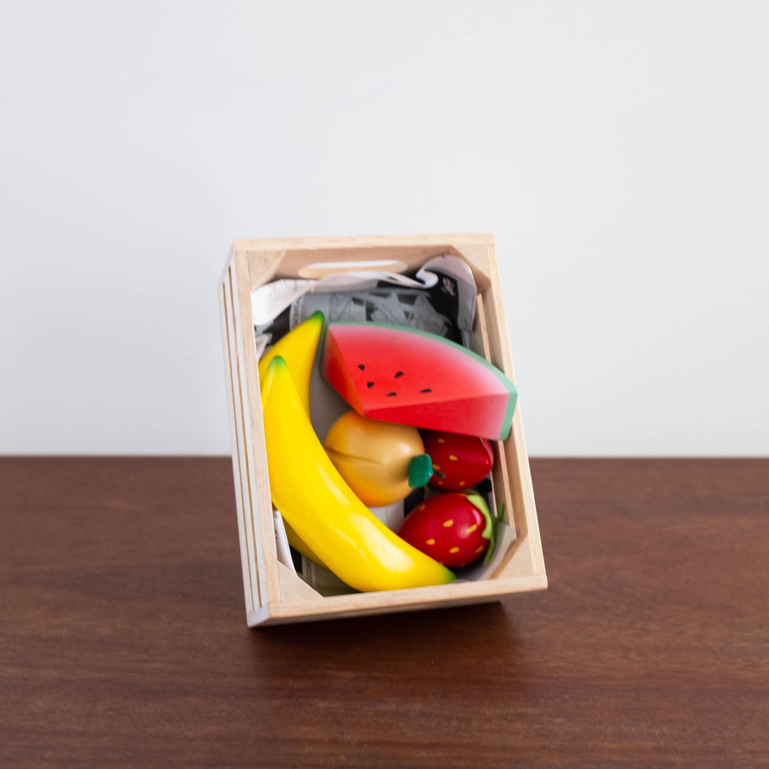 Wooden Fruits Market Crate Set