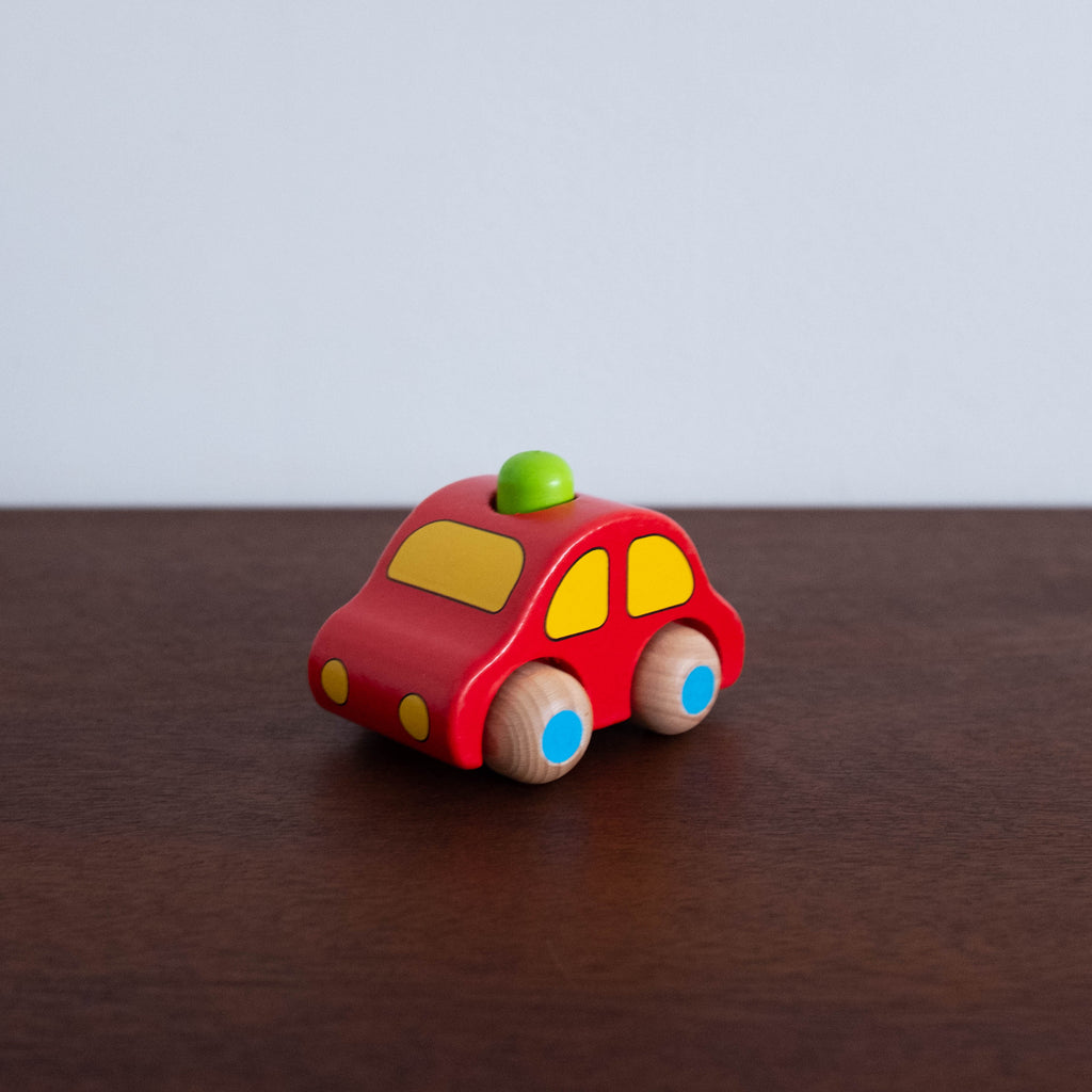NEW Wooden Cars with Horn Toy