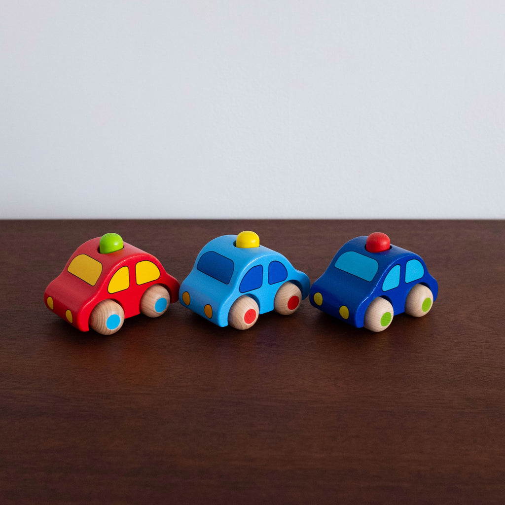 NEW Wooden Cars with Horn Toy