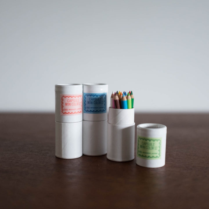 Mini Pencils in Mini Paper Tube - 12