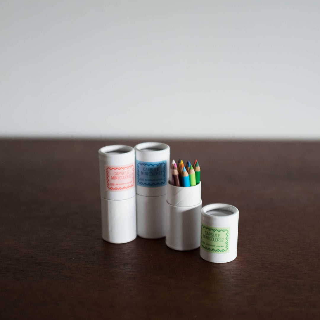 Mini Pencils in Mini Paper Tube - 12