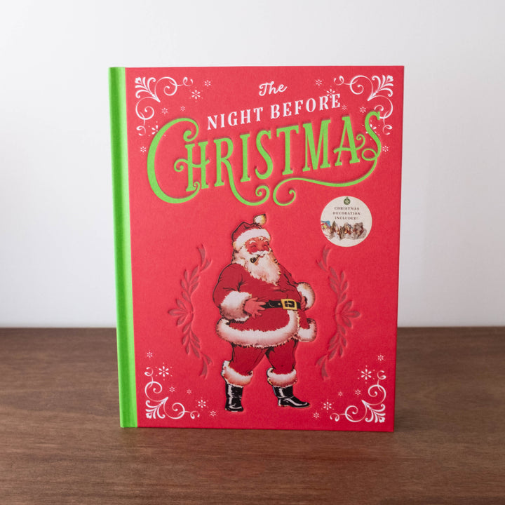 NEW The Night Before Christmas Book With Decoration
