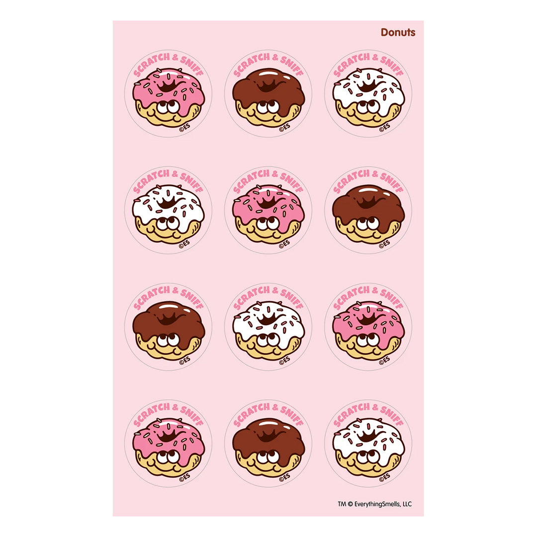 Donuts Scratch & Sniff Stickers