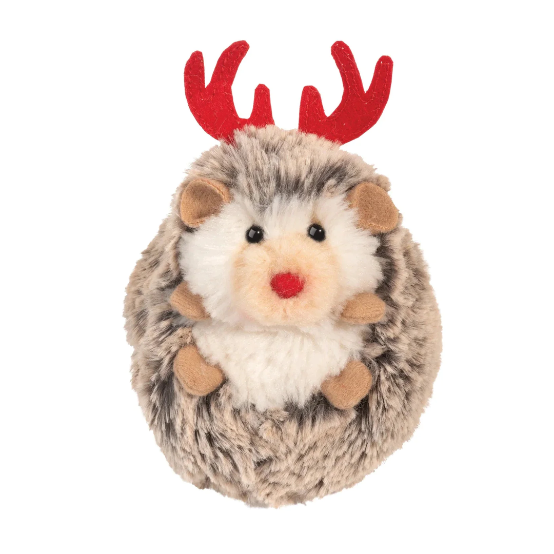 Mini Spunky Holiday Hedgehog Ornament - Available in 3 Styles!