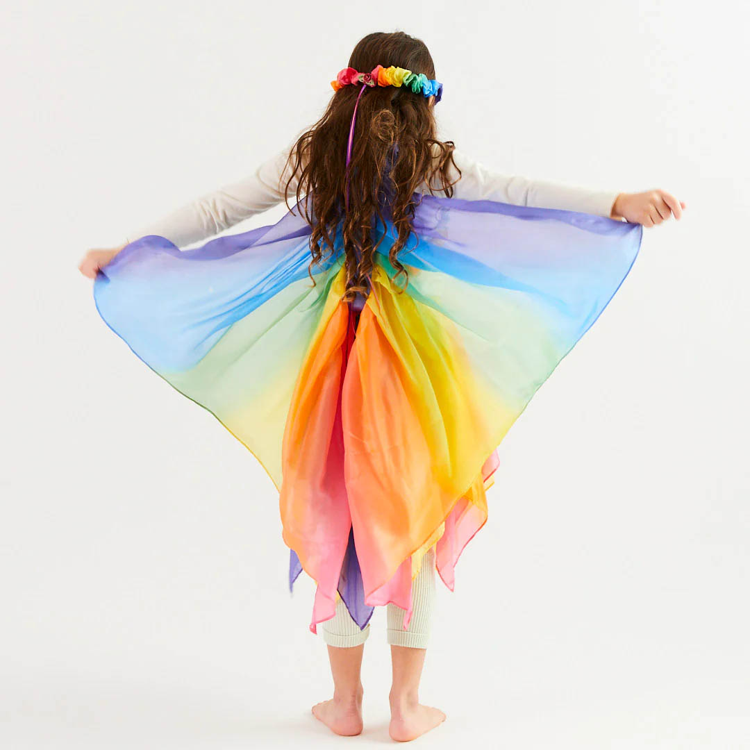 Rainbow Silk Wings